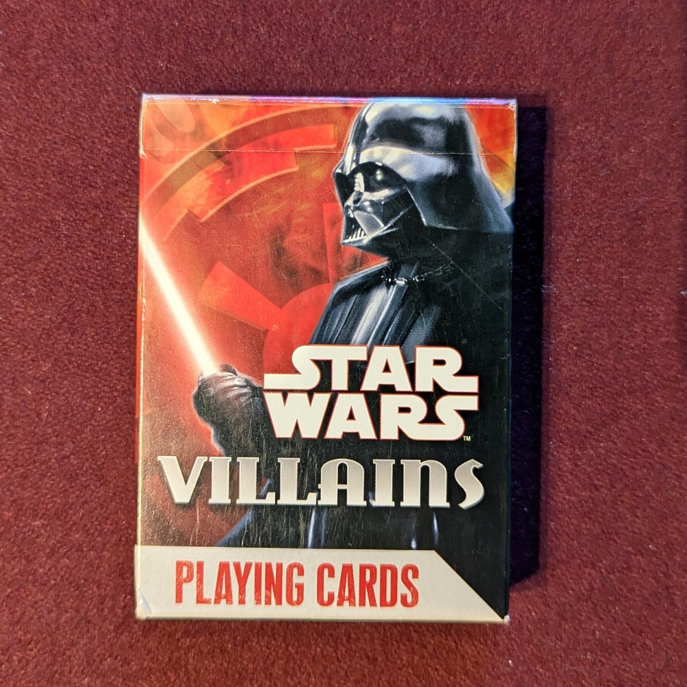 Star Wars Villains Playing Cards - Black and Red